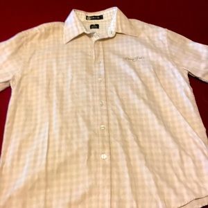 Cream Sean John button up shirt
